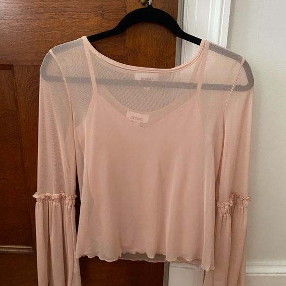 Zara Tops - Gorgeous sheer blouse with matching camisole